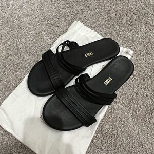 Tkees Black Sandals